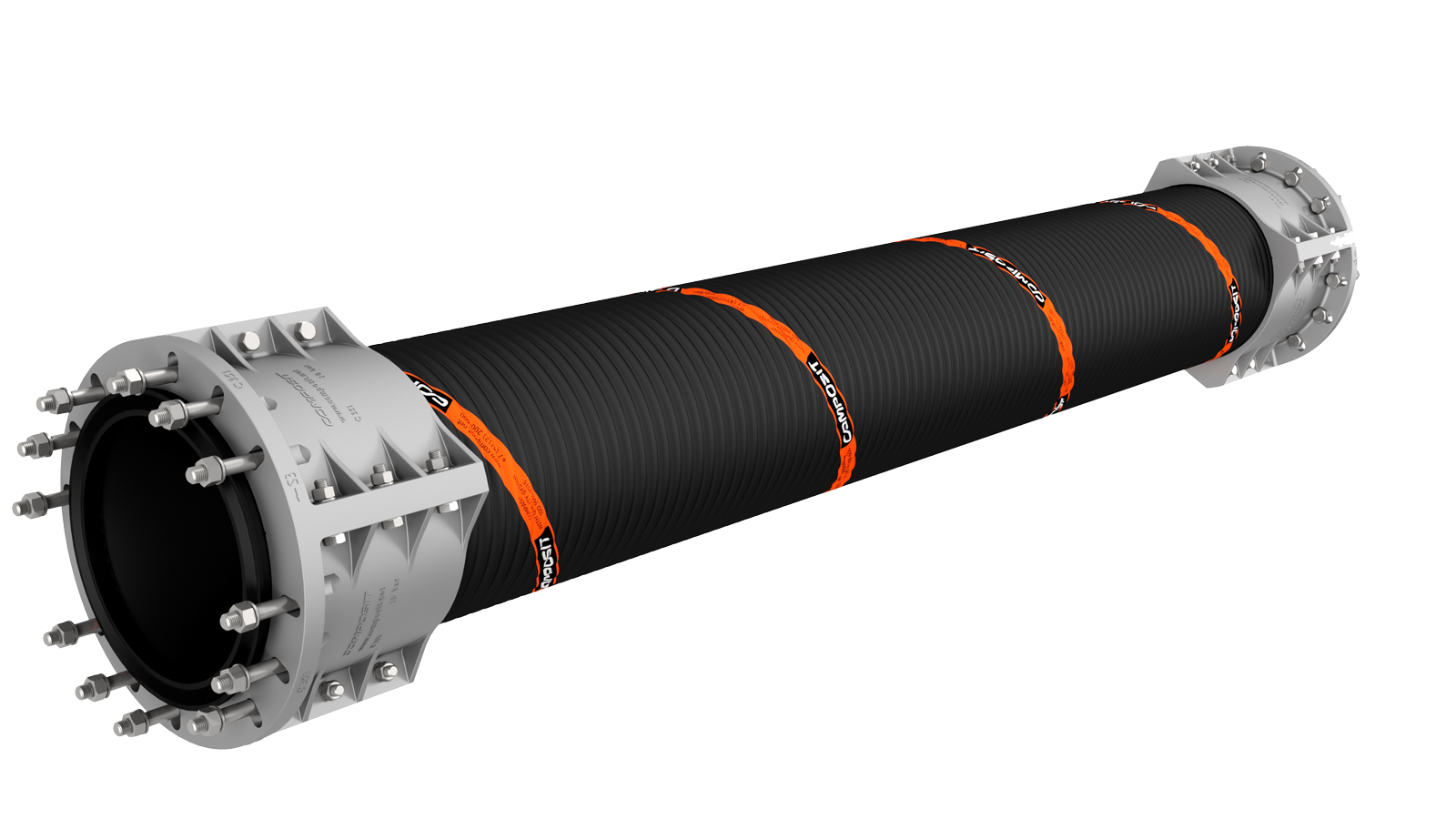 Flexible hose with Couplings & Gaskets
